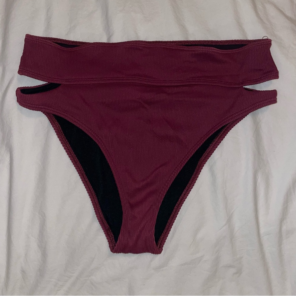 Urban Outfitters Out from Under Ribbed Cut-Out Bikini Bottom